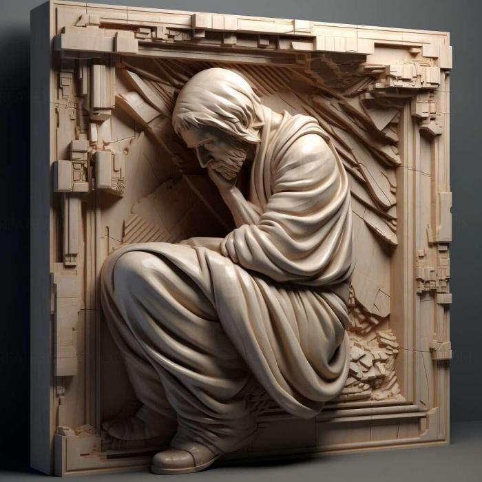 نموذج ثلاثي الأبعاد لآلة CNC 3D Art 